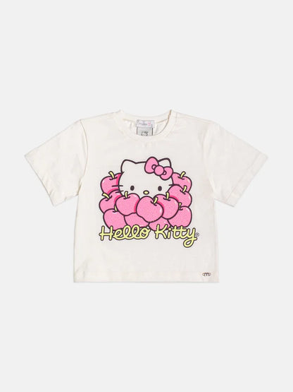 Conjunto Infantil Menina Amarelo Hello Kitty Momi
