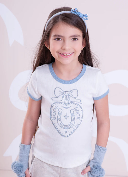 Blusa Infantil Good Luck Cristal Pituchinhus