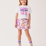 Conjunto Infantil Cherry Lilás Bimbi