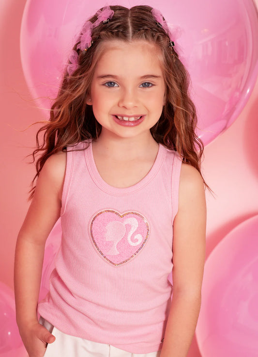 Regata Infantil Rosa Barbie Pituchinhus