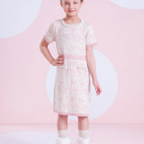 Vestido Infantil Tricot Laços Pituchinhus