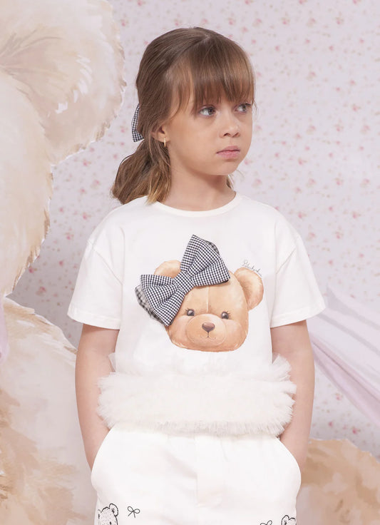 Blusa Infantil Menina Ursinha Pituchinhus