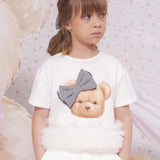 Blusa Infantil Menina Ursinha Pituchinhus