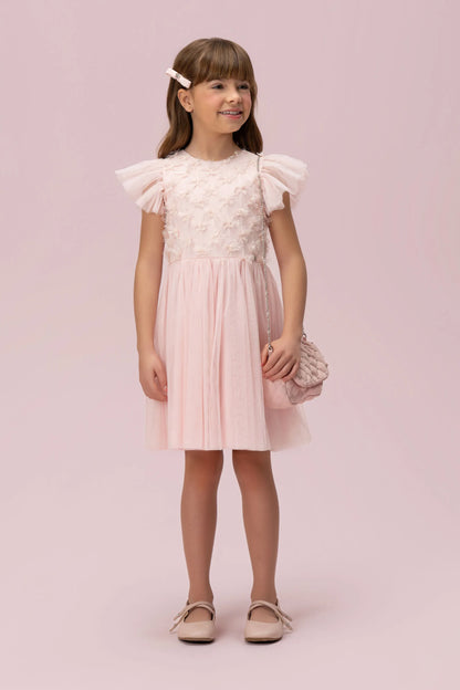 Vestido Infantil Rosa Baby Petit Cherie