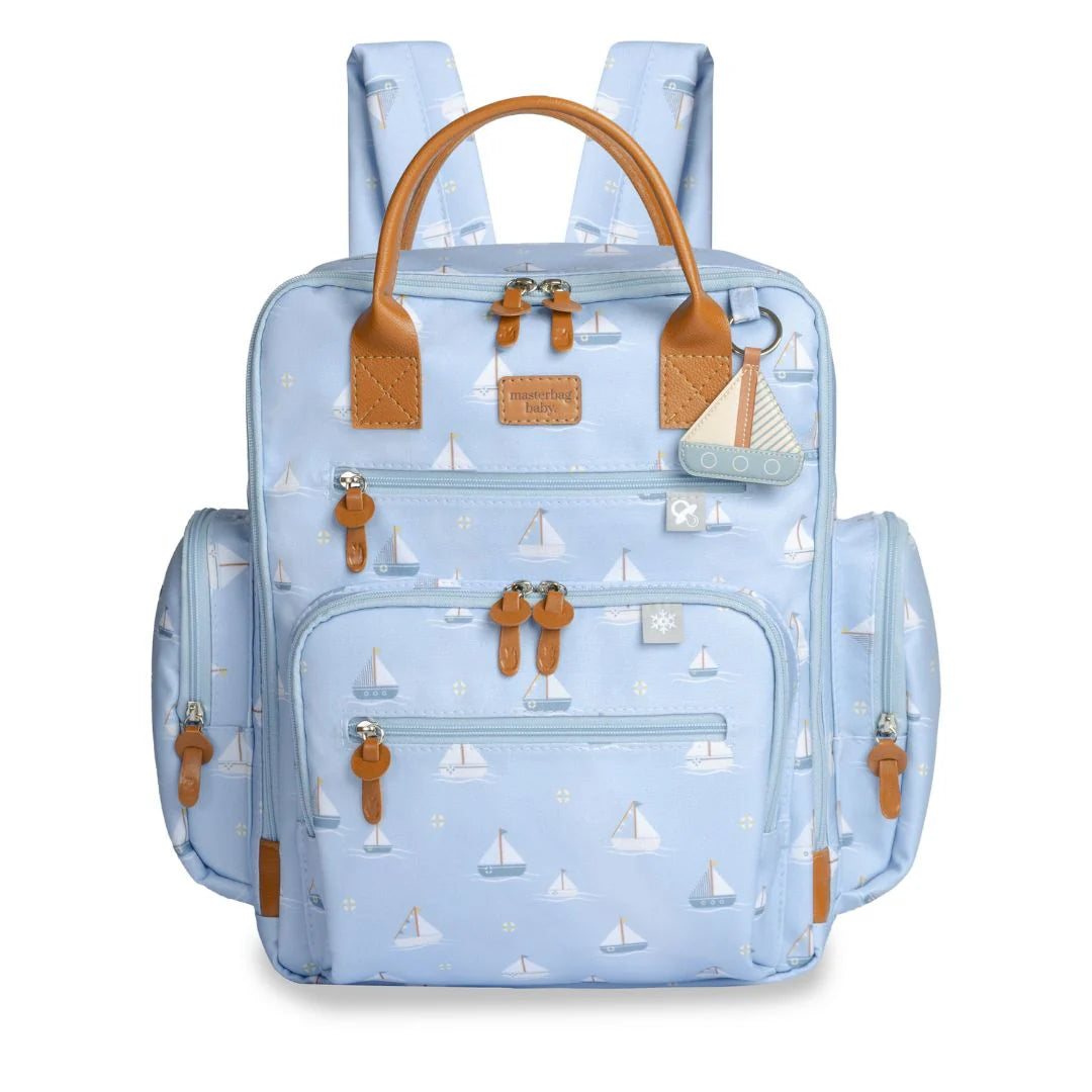 Mochila Barquinhos Azul Masterbag