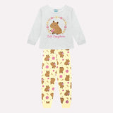 Pijama Infantil Cinza Capivara Buá