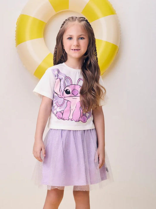 Conjunto Infantil Angel com Tule Momi