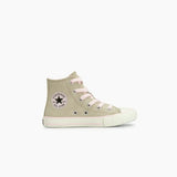 All Star Infantil Chuck Taylor Side Zip Canvas Bege