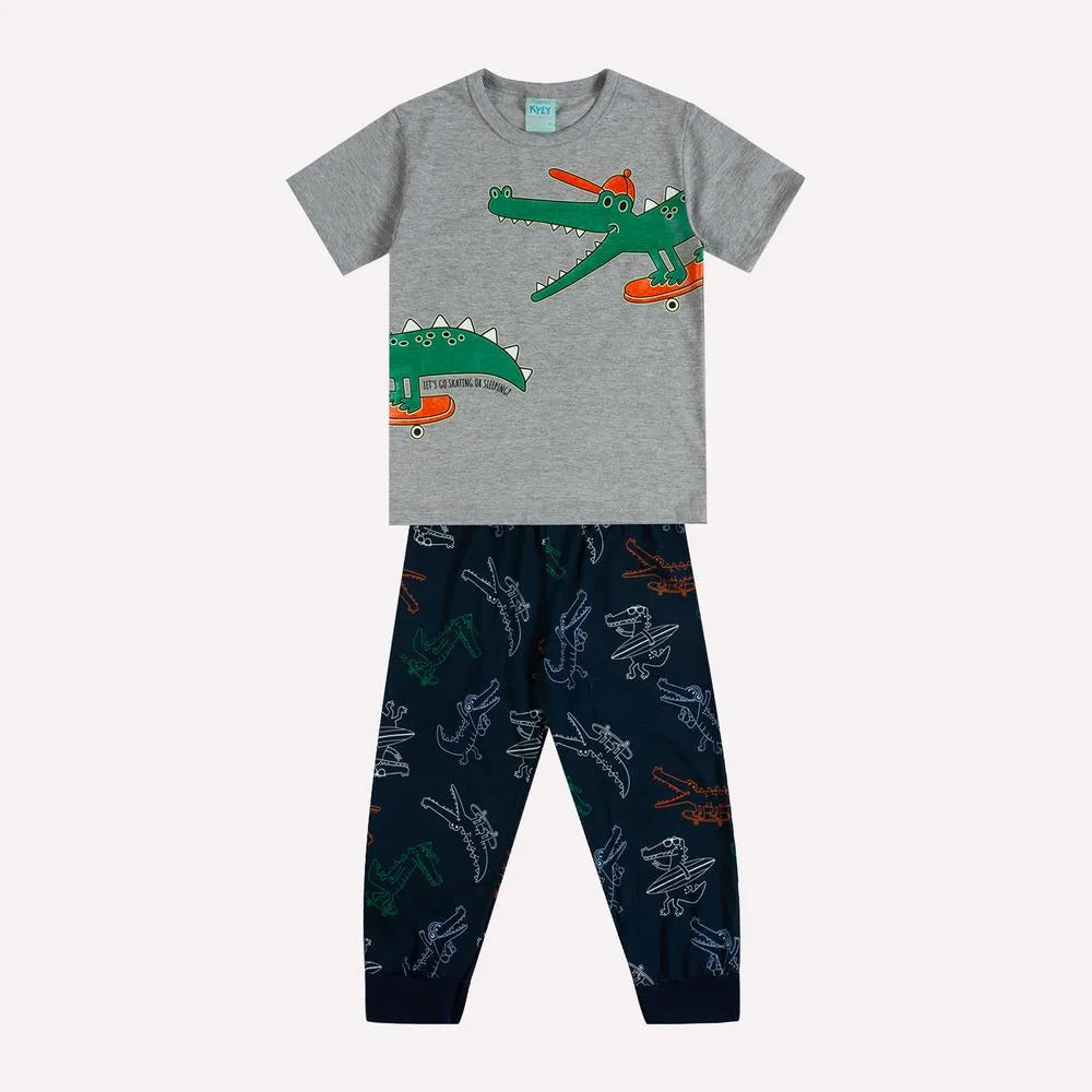 Pijama Infantil Menino Jacaré