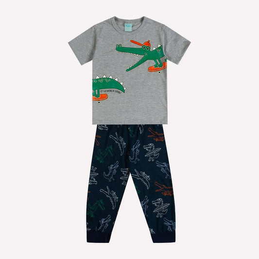 Pijama Infantil Menino Jacaré