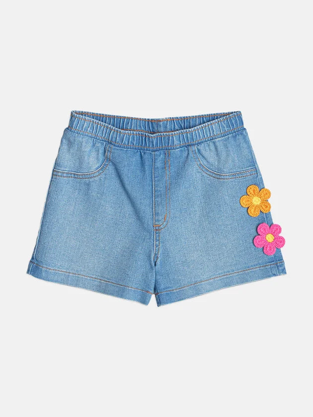 Conjunto Infantil Menina Flor Crochê Buá
