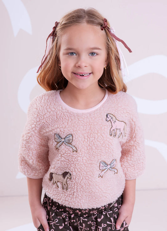 Blusa Infantil Carneirinho Patches Pituchinhus