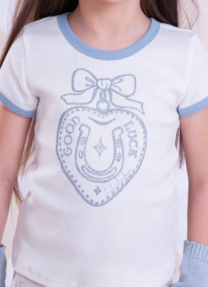 Blusa Infantil Good Luck Cristal Pituchinhus