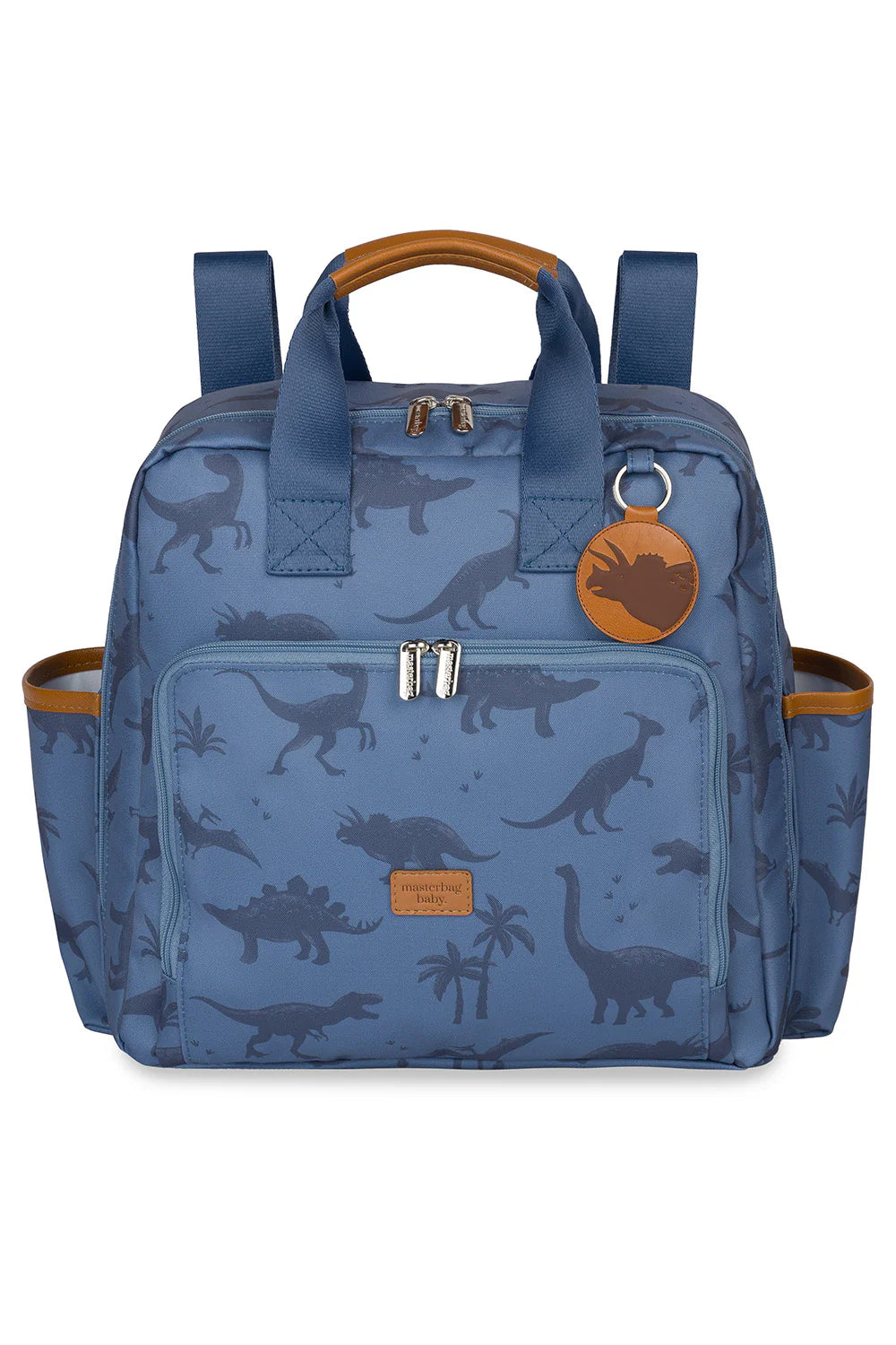Mochila Baby Vintage Dinossauro Azul