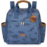 Mochila Baby Vintage Dinossauro Azul