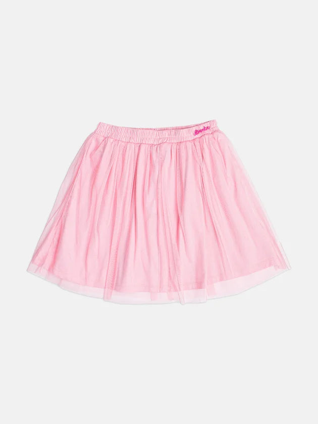 Saia Infantil Tule Rosa Buá