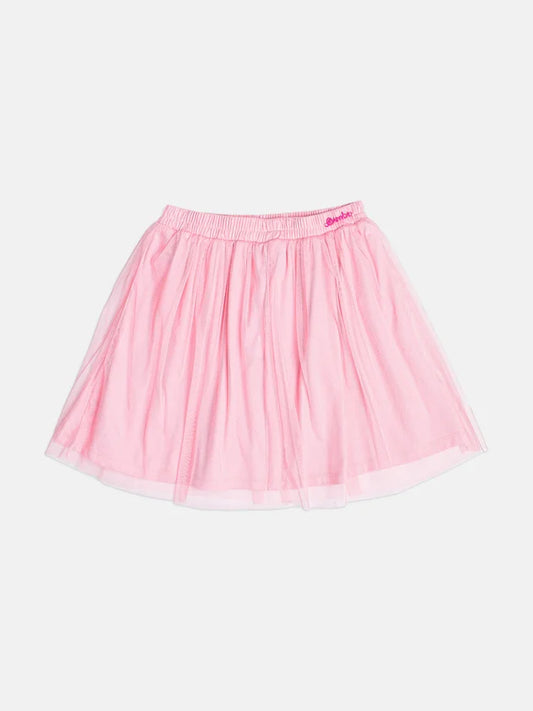 Saia Infantil Tule Rosa Buá