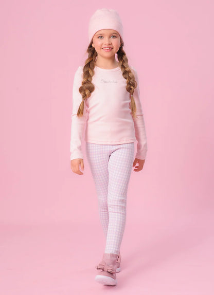 Blusa Infantil Ribana Rosa Pituchinhus