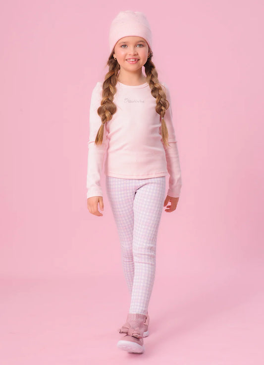 Blusa Infantil Ribana Rosa Pituchinhus