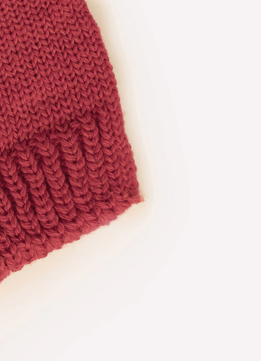Luva Infantil Tricot Vermelho Pituchinhus
