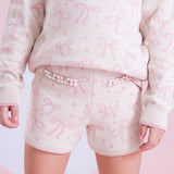 Short Infantil Tricot Laços Pituchinhus