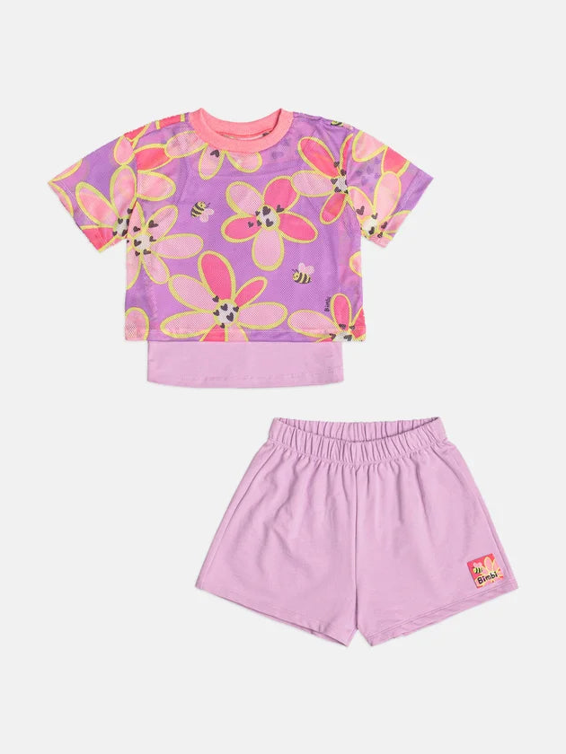Conjunto Infantil Menina Lilás Buá
