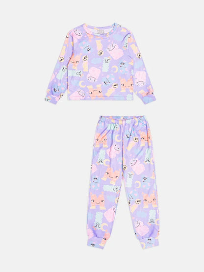 Pijama Infantil Lilás Monstrinhas Bimbi