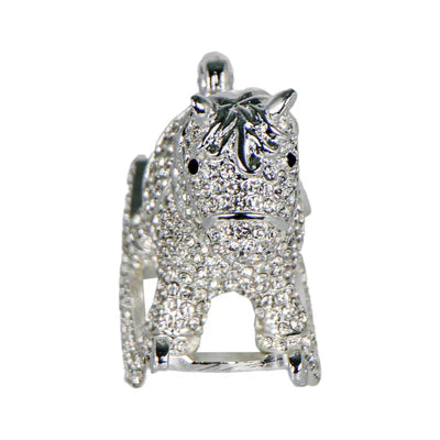 Porta Dente e Cacho Cavalo Cristal Buá