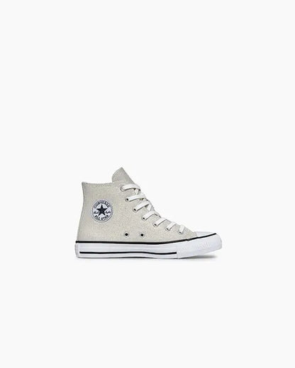 All Star Juvenil Chuck Taylor Shine Prata