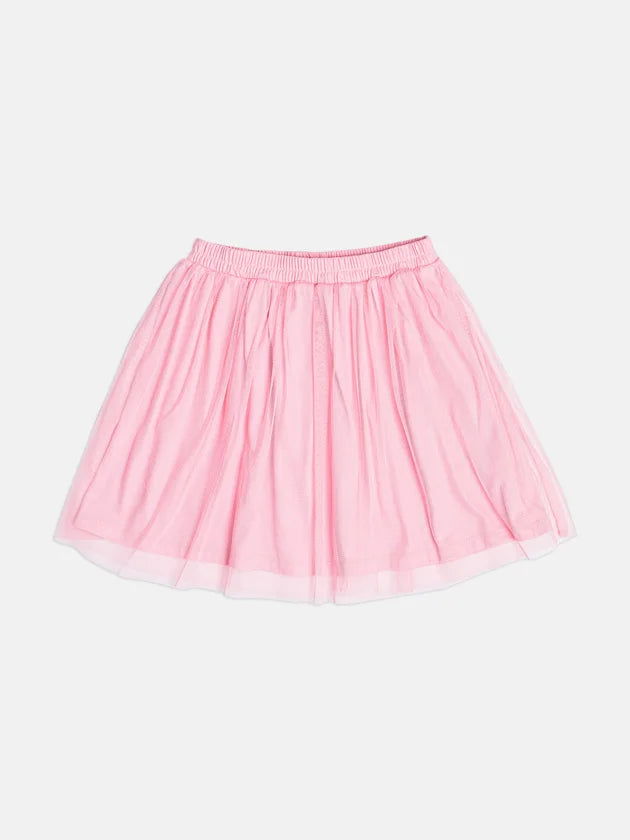 Saia Infantil Tule Rosa Buá