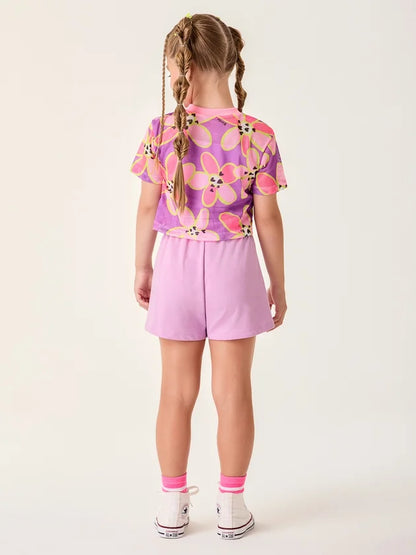 Conjunto Infantil Menina Lilás Buá