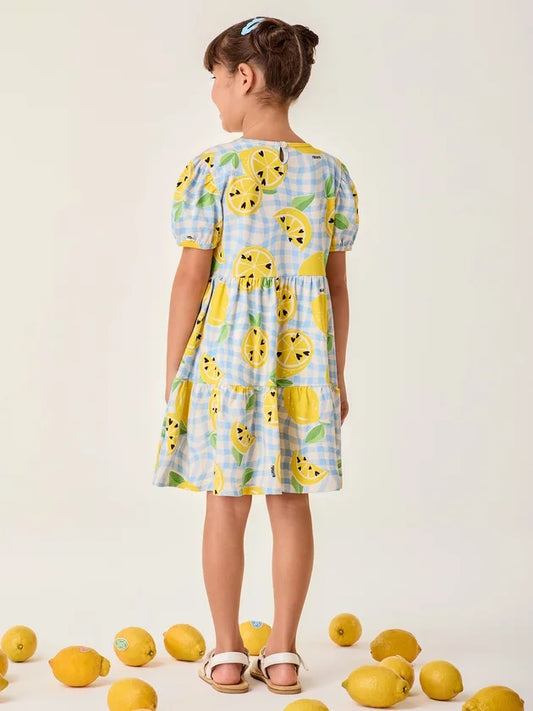 Vestido Infantil Menina Limão Buá