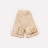 Luva Infantil Tricot Bege Pituchinhus