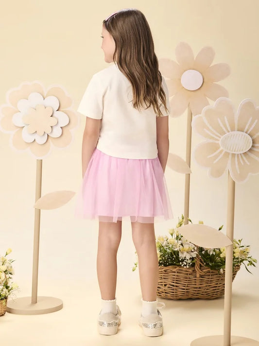 Conjunto Infantil Menina Rosa Sorvete Momi