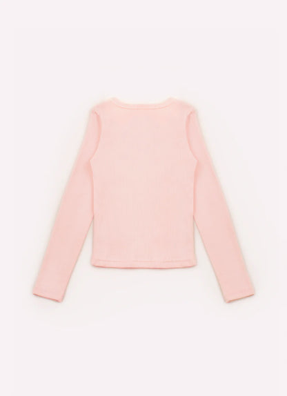 Blusa Infantil Ribana Rosa Pituchinhus