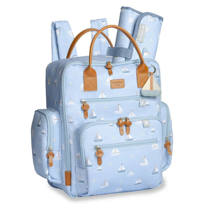 Mochila Barquinhos Azul Masterbag