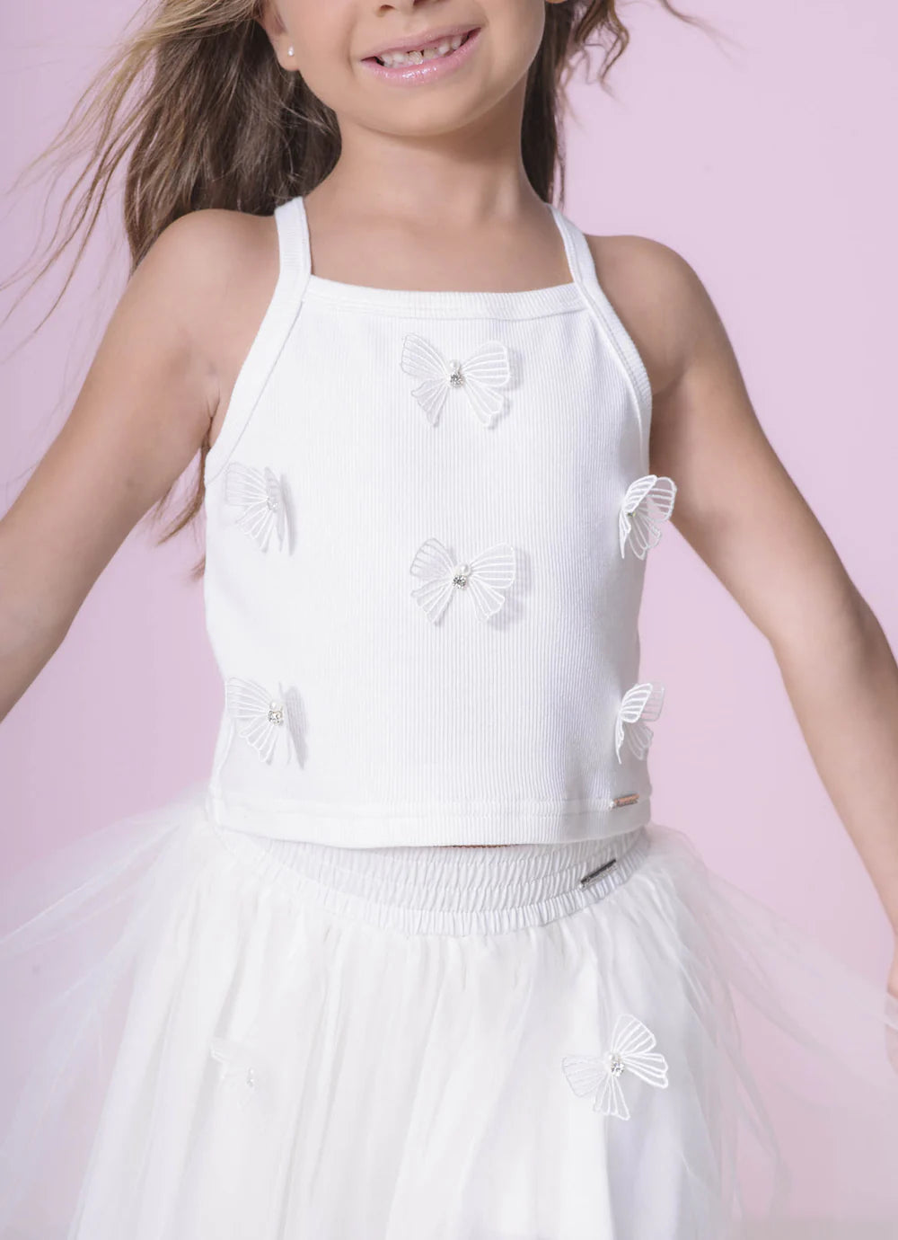 Blusa Alça Cropped Pituchinhus