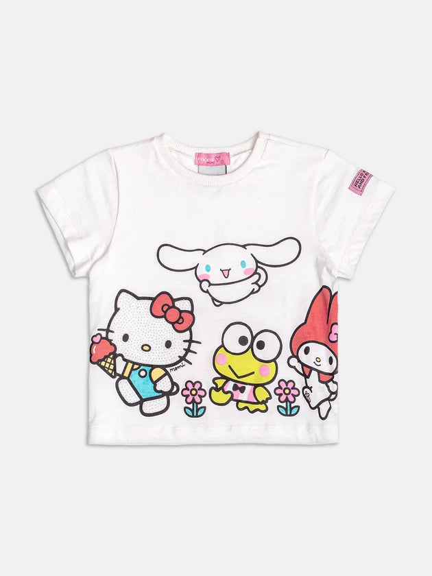 Blusa Infantil Hello Kitty e Amigos Momi
