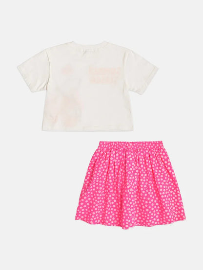 Conjunto Infantil Menina Rosa Poá Buá