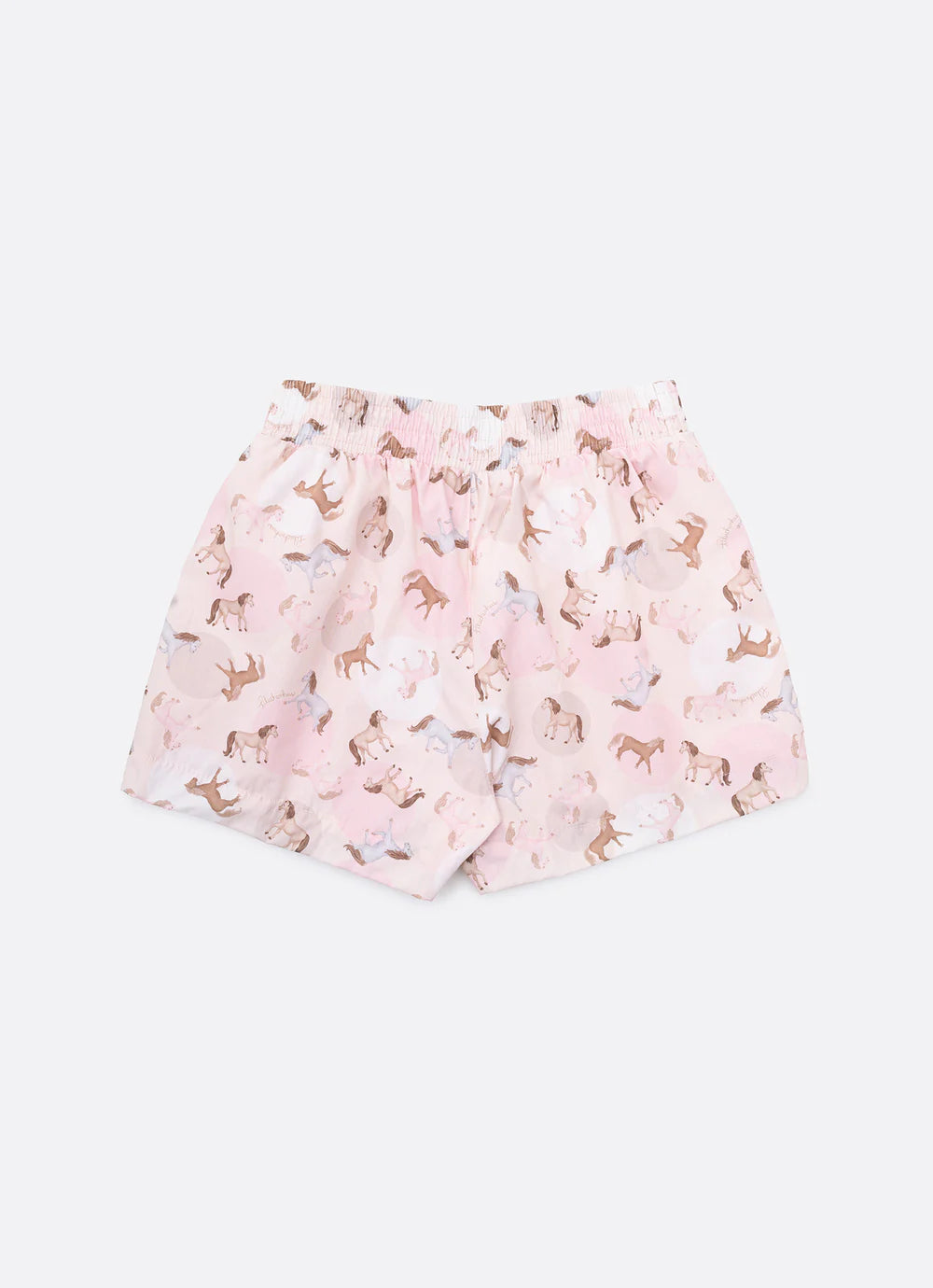 Short Infantil Rosa Cavalinhos Pituchinhus