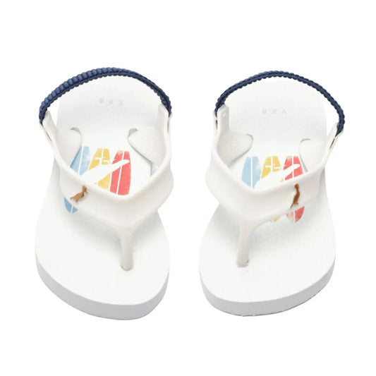 Chinelo Bebê Branco Pranchas Reserva