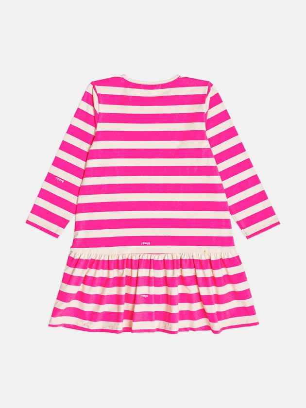 Vestido Infantil Listrado Raposinha