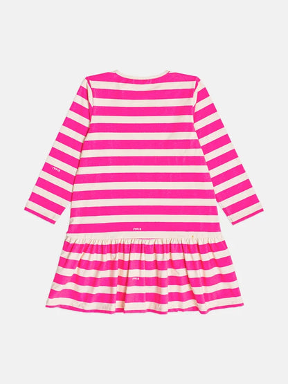 Vestido Infantil Listrado Raposinha