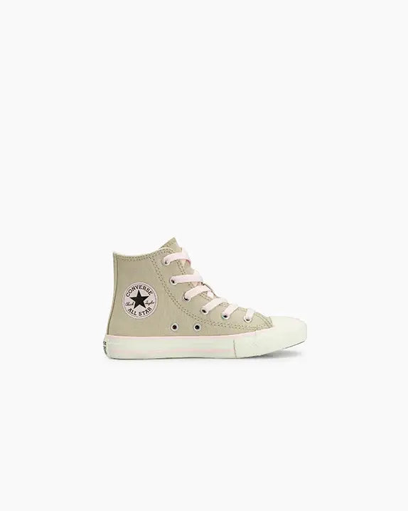 All Star Infantil Chuck Taylor Side Zip Canvas Bege