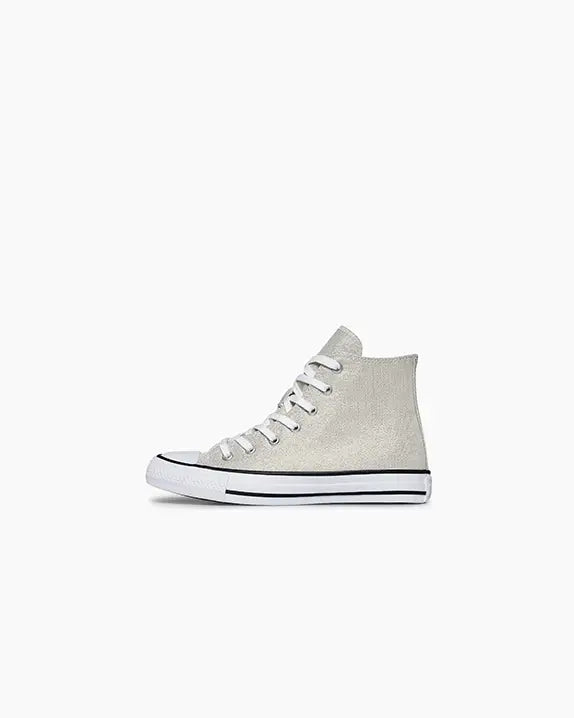 All Star Juvenil Chuck Taylor Shine Prata