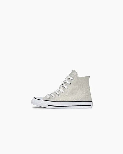 All Star Juvenil Chuck Taylor Shine Prata