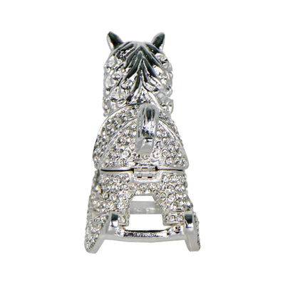 Porta Dente e Cacho Cavalo Cristal Buá