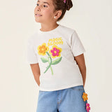 Conjunto Infantil Menina Flor Crochê Buá