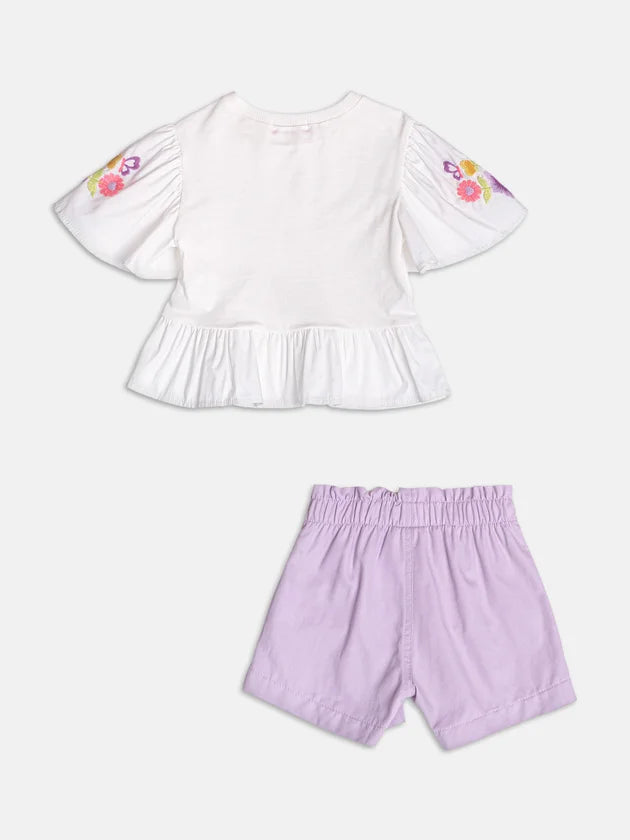 Conjunto Bordados Flores Momi