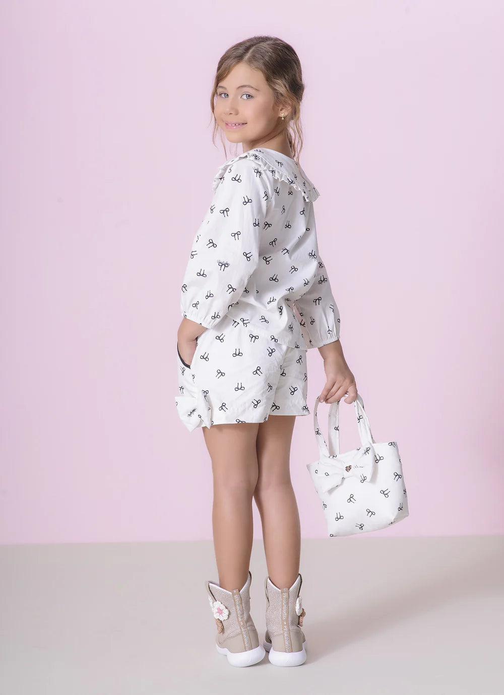 Short Laços Puffer Pituchinhus